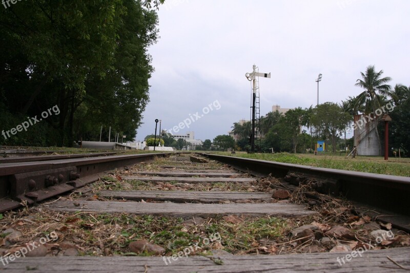 Train Railroad Railway Station Journey