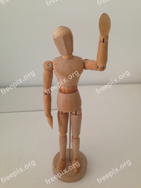 Wooden Man Man Figure Wood Robot