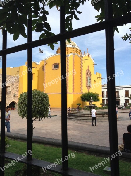 Plaza Chapel Grating San Luis Potosi Mexico