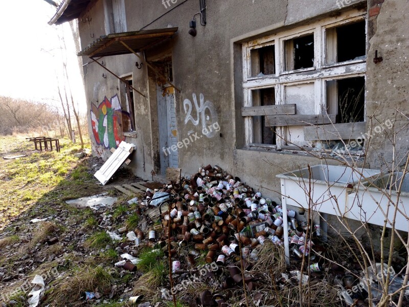 Ruin House Decay Old Abandoned