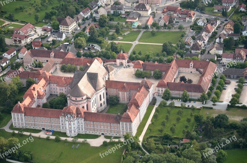 Monastery Holy Bird's Eye View Large Building