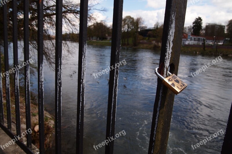 Danube River Water Railing Castle