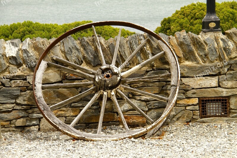 Wheel Wagon Heritage Old Rust