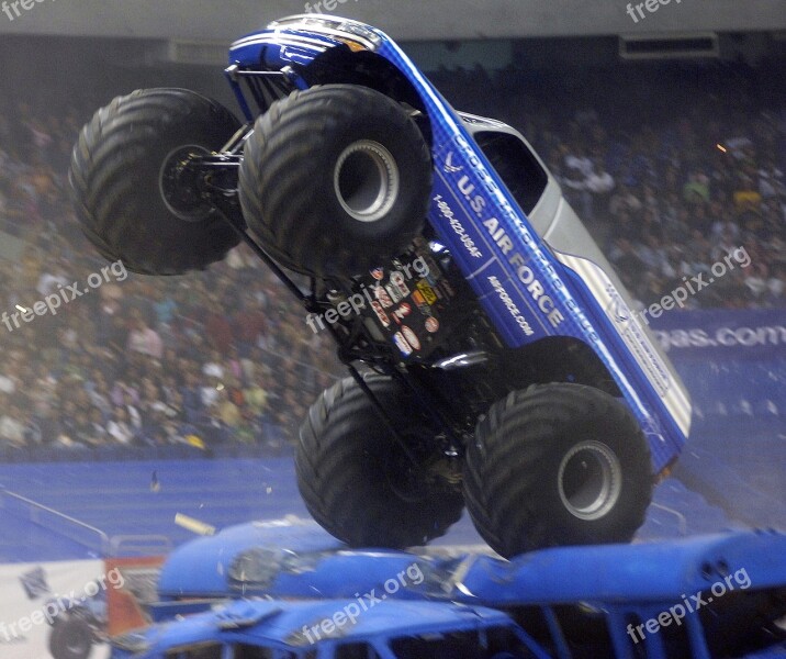 Monster Truck Jam Rally Stadium Arena Exhibition