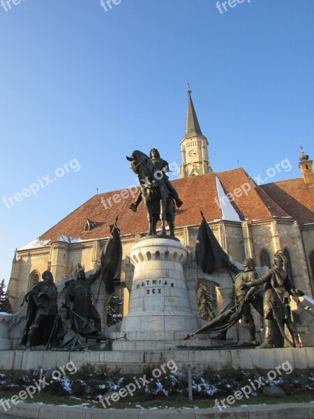 Church Romania Transylvania Cluj Napoca St Michael's Cathedral