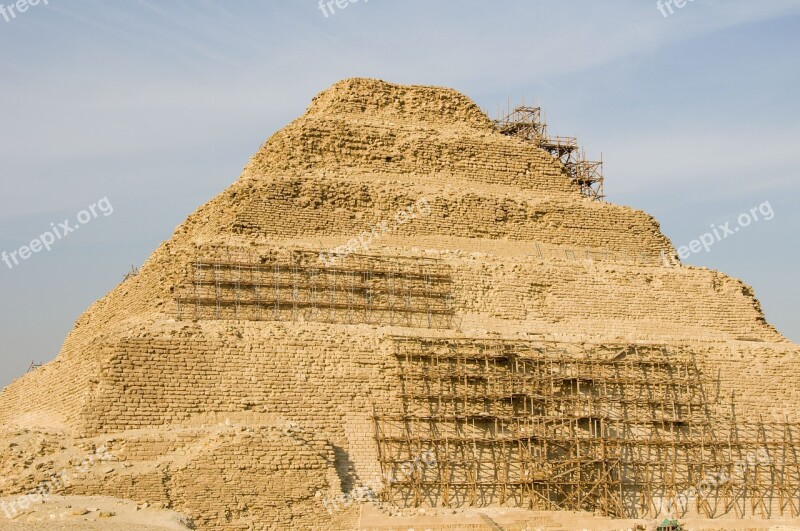 Pyramid Egypt Desert Grave Weltwunder