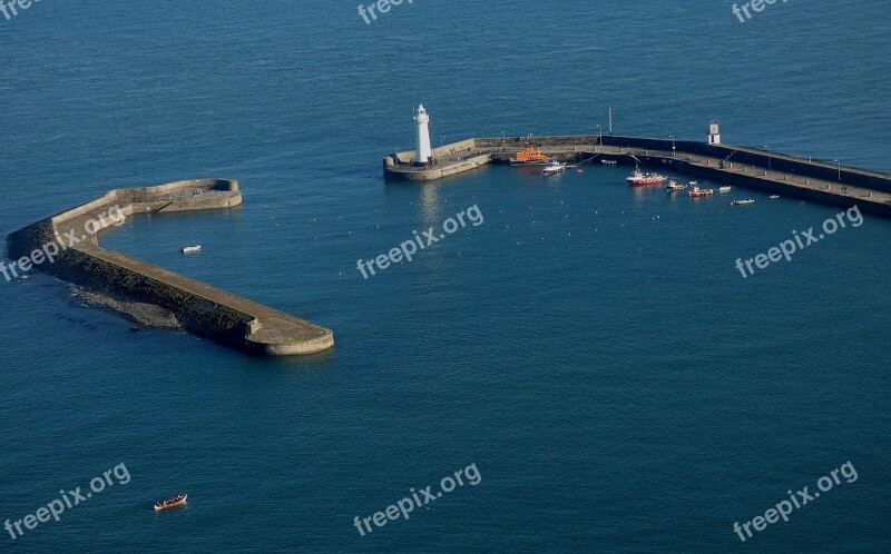 Harbour Lighthouse Sea Coast Beacon