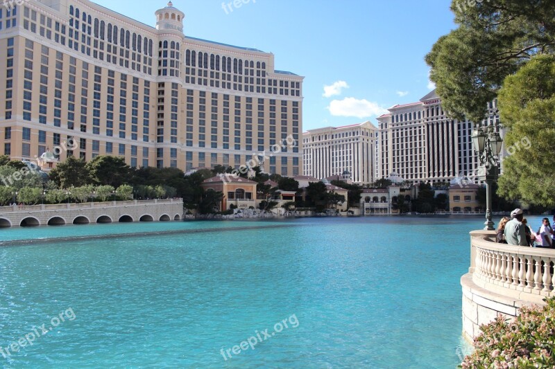 Vegas Fountain Hotel Famous Bellagio