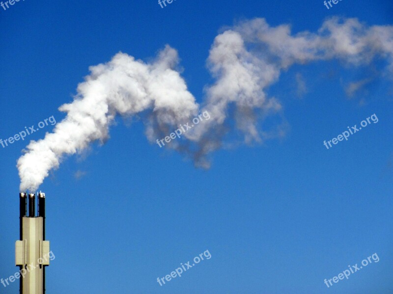 Smoke Building Chimney Air Pollution