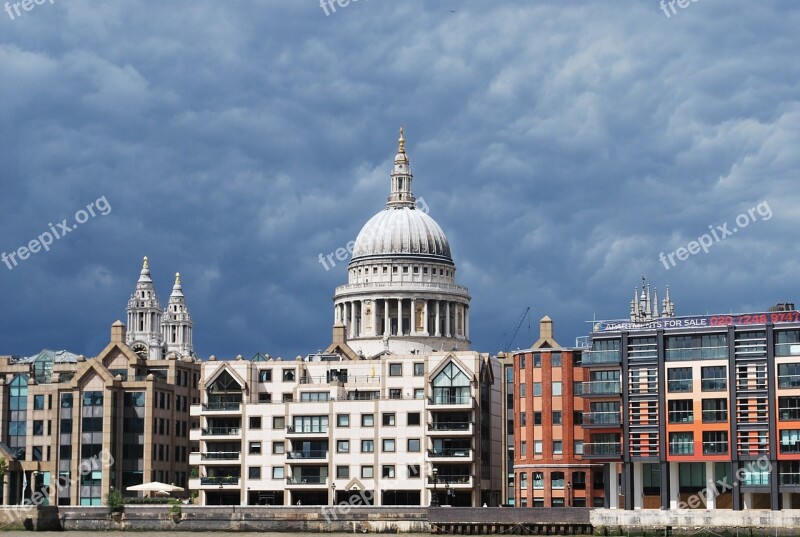 St Paul's Cathedral Thames London Cathedral Landmark