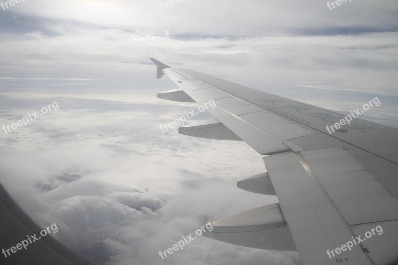 Sky Wing Travel Plane Free Photos