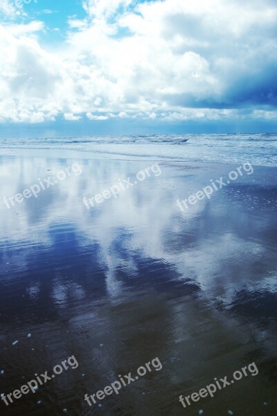 Sea Clouds Beach Water Nature