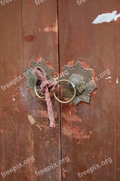 Lock Door Artistic Conception Landscape Material