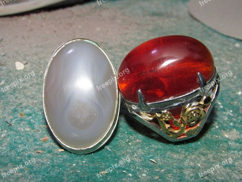 Stone Jewel Ring Agate Free Photos