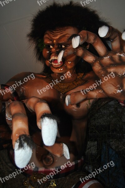 Monster Devil Carnival Bali Pengrupukan