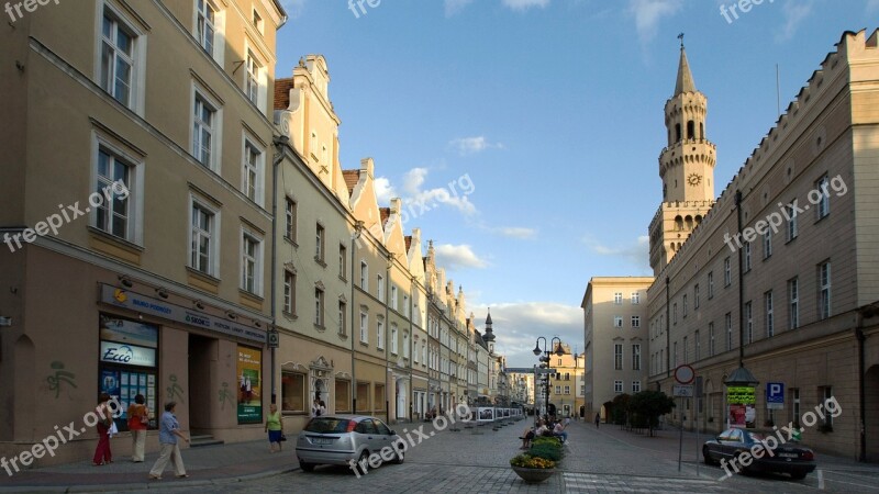 Opole Marketplace Poland Silesia Town Hall