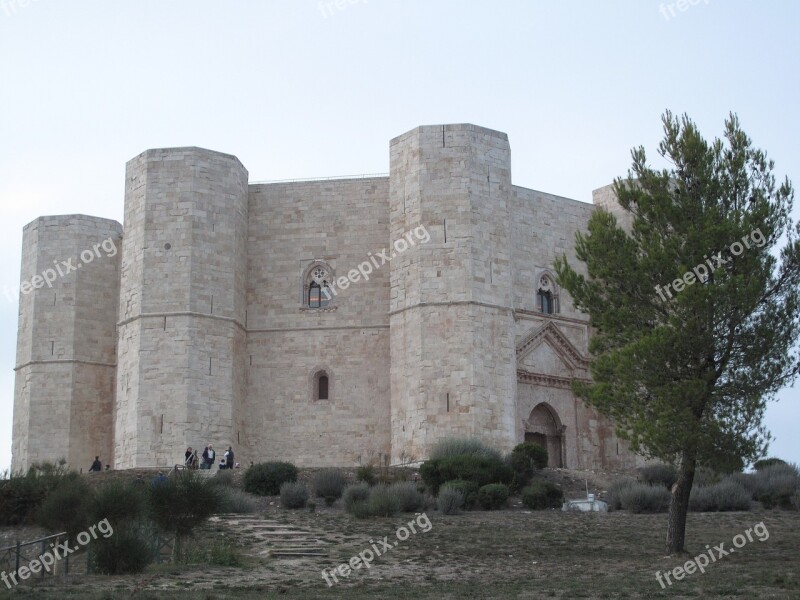 Castle Italy Monte Free Photos