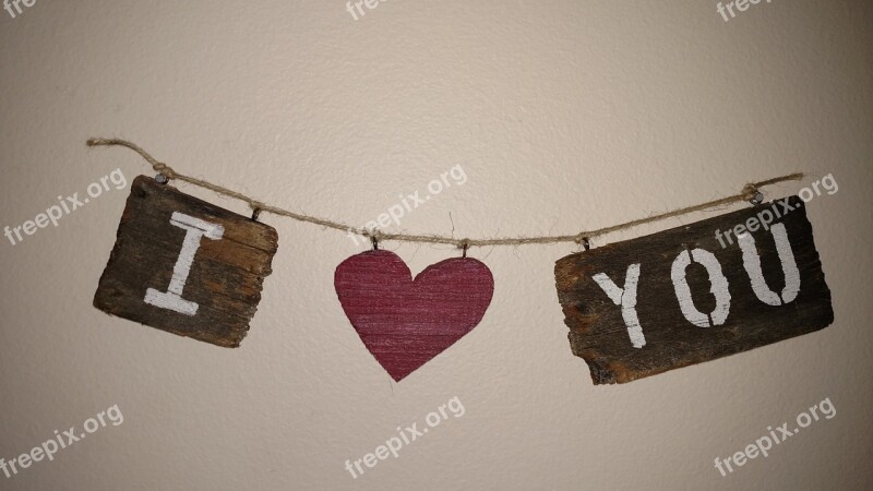 I Love You Love Reclaimedwood Diy Free Photos