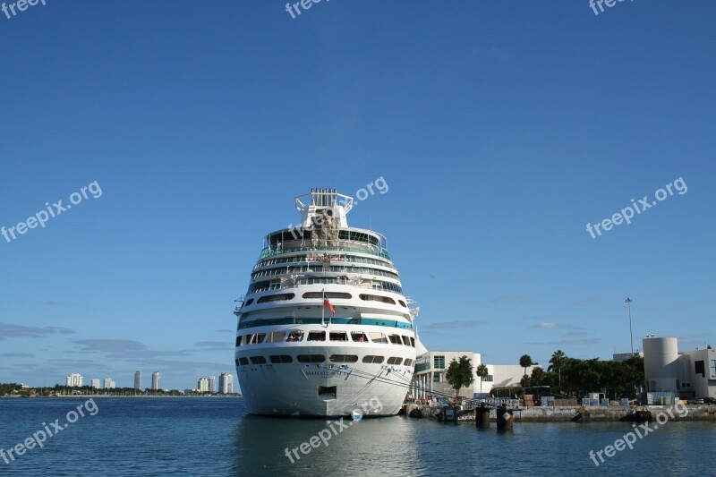 Ocean Drive Miami Beach Florida Beach Waterfront