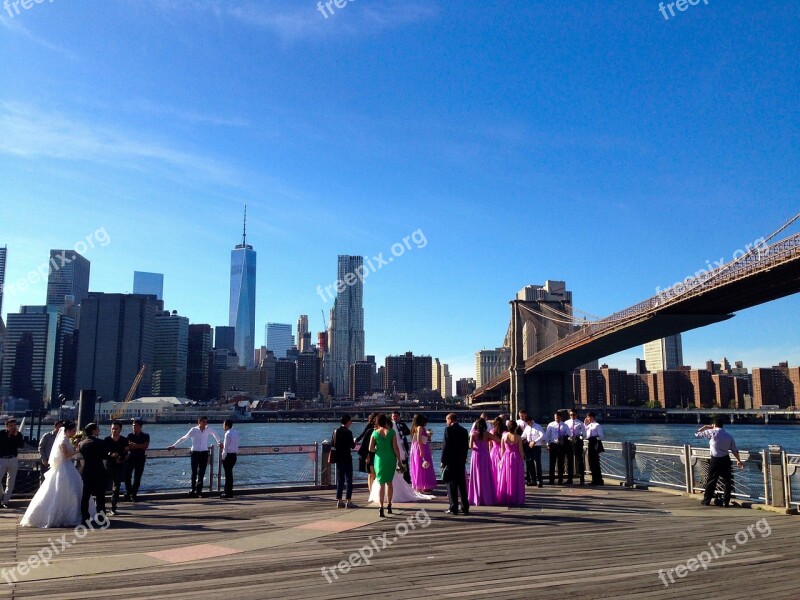 Brooklyn Bridge Nyc Skyline Brooklyn Manhattan