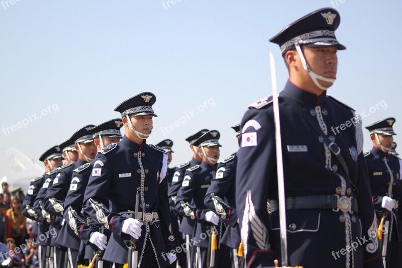 Air Force Gun Show Air Show Uniform Korean