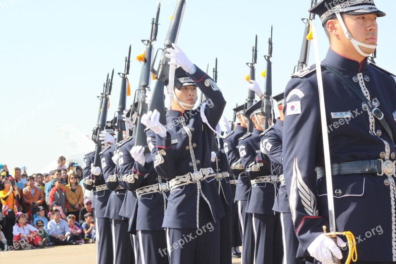 Gun Show Air Show Uniform Korean Air Force