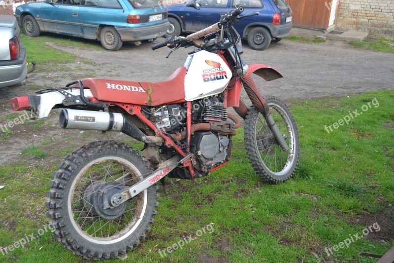 Bike Honda Motor 1989 Red