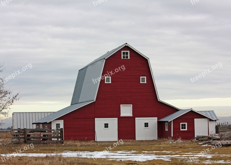 Barn Rural Farm Countryside Agriculture