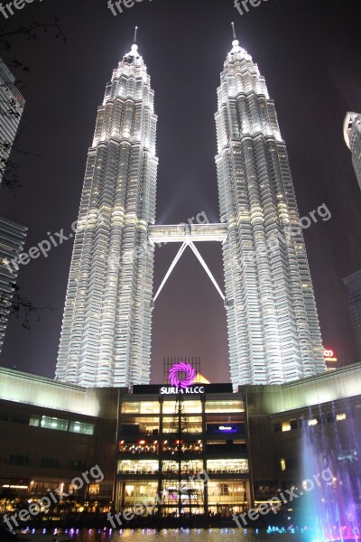 Klcc Twin Tower City Twin Malaysia