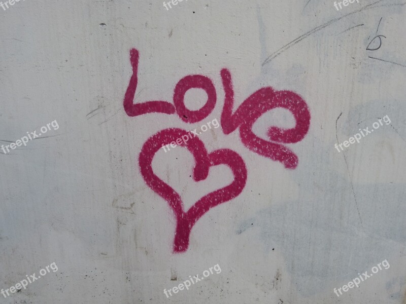 Graffiti Heart Love Affection Embassy