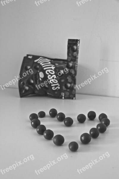 Chocolate Balls Food Black White Free Photos