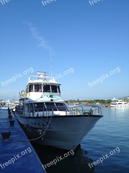 Harbor Ship Dolphin Free Photos