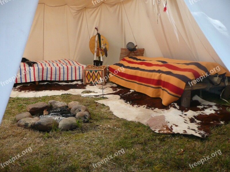 Sleeping Place Festival Mescalero Apachen Tipi Free Photos