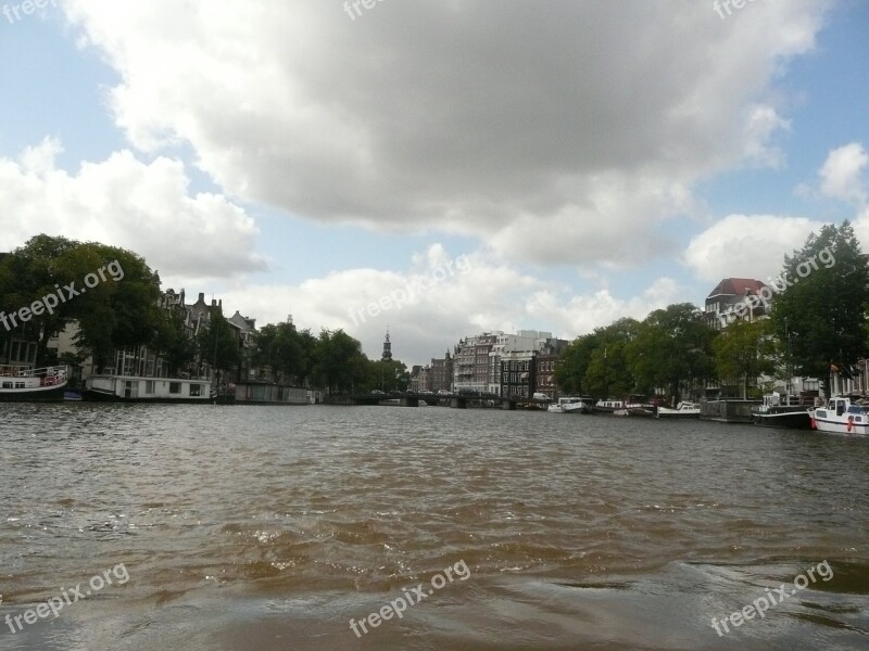 Amsterdam Channel Ride Crashes Amstel Free Photos