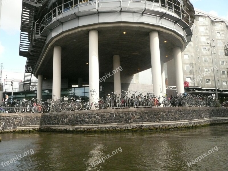 Amsterdam Bike Park Place Ride Crashes Free Photos