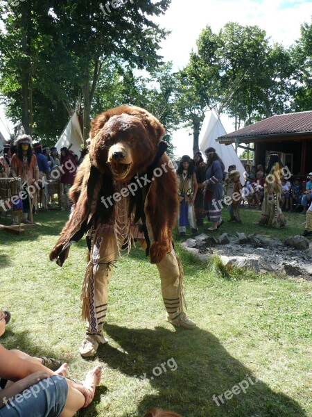 Casual Group Festival Dance Mescalero Apachen Free Photos