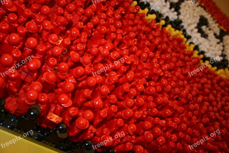 Lego Red Toys Men Buildings