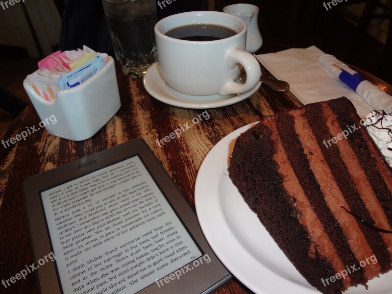 Cake Kindle Coffee Free Photos