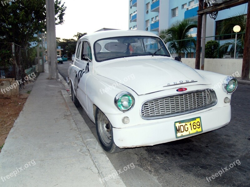 Cuba Varadero Auto Veteran Skoda