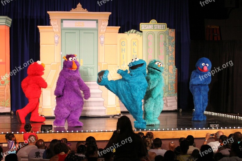 Elmo Honker Cookie Monster Rosita Grover