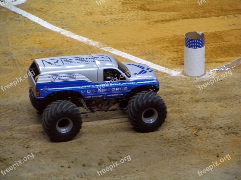 Monster Truck Jam Rally Stadium Arena Exhibition