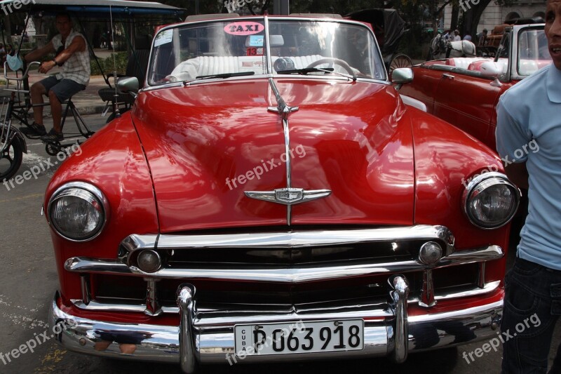 Cuba Old Cars Oldsmobile Havana Free Photos