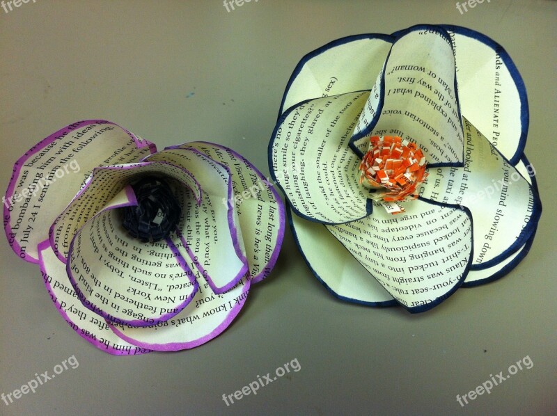 Paper Flowers Arts And Crafts Paper Flower Craft