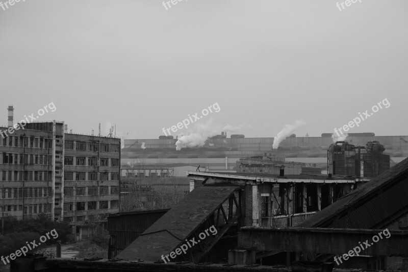 Ruins Factory Building Free Photos