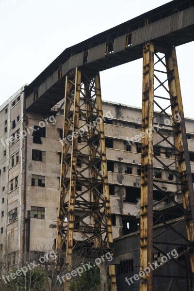 Ruins Factory Building Free Photos