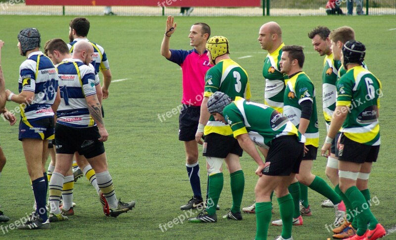 Rugby Referee Lawn Free Photos