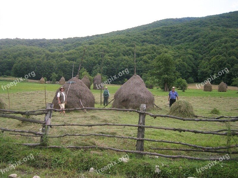 Romania Hay Fork Prairie Peasantry