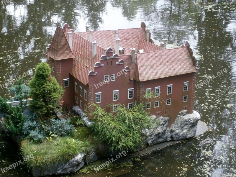 červená Lhota Castle Czech Republic Miniature Architecture