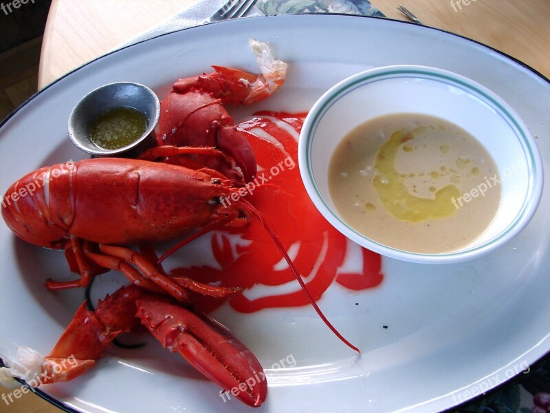 Lobster Bisque Dinner Maine Seafood