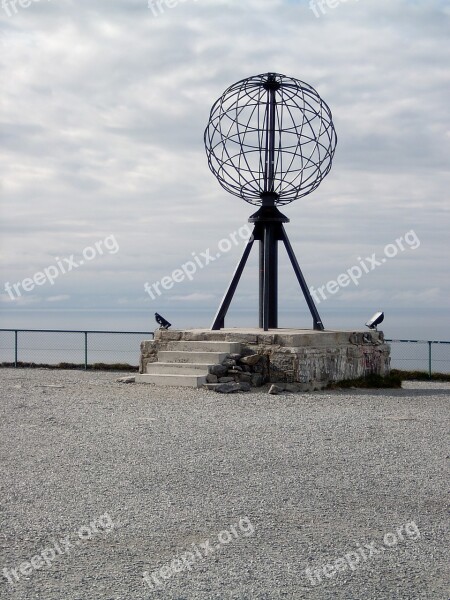 Nordkapp Norway Globe Art Free Photos